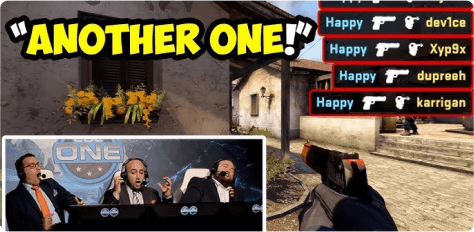 Incredible esports play from a pro gamer