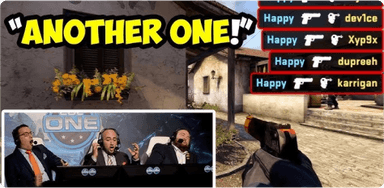 Incredible esports play from a pro gamer